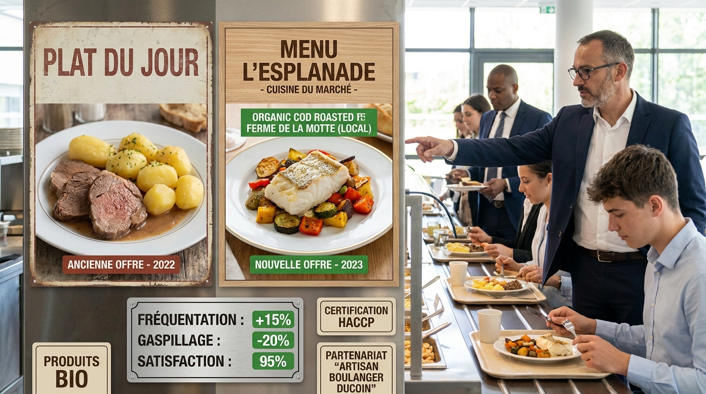restaurant d'entreprise - illustration éditoriale 3