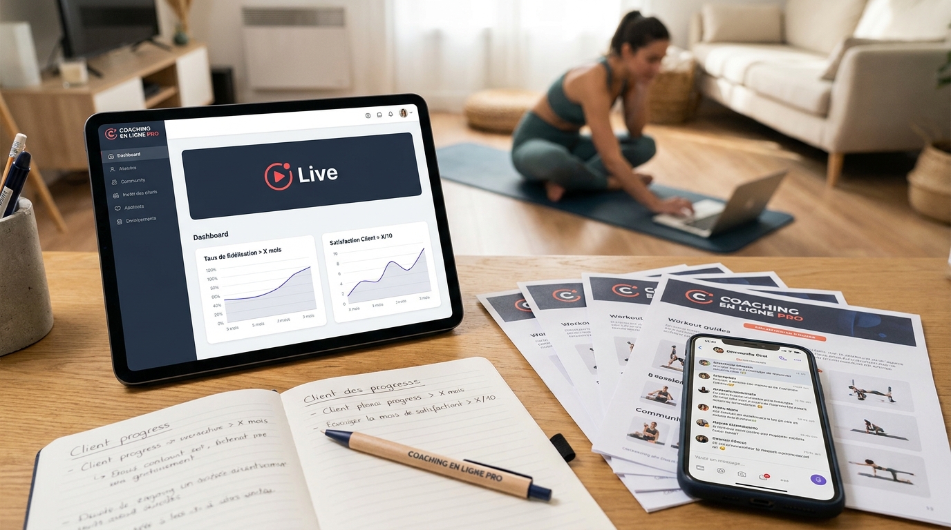 marque de coaching sportif en ligne - illustration éditoriale 3