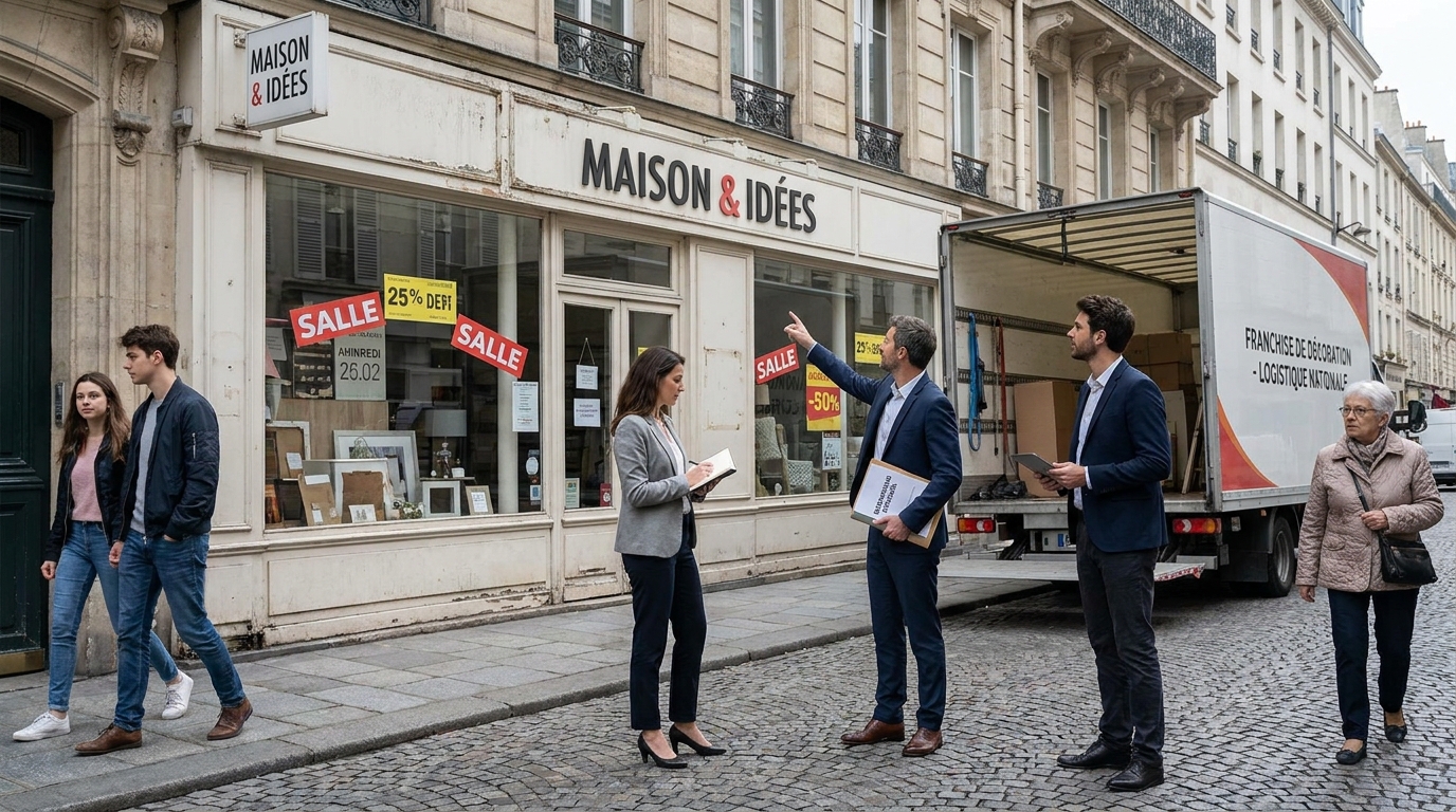 réseau de magasins de décoration - illustration éditoriale 2