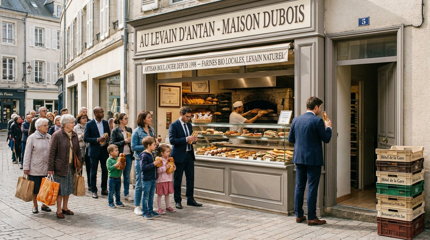 boulangerie artisanale - illustration éditoriale 5