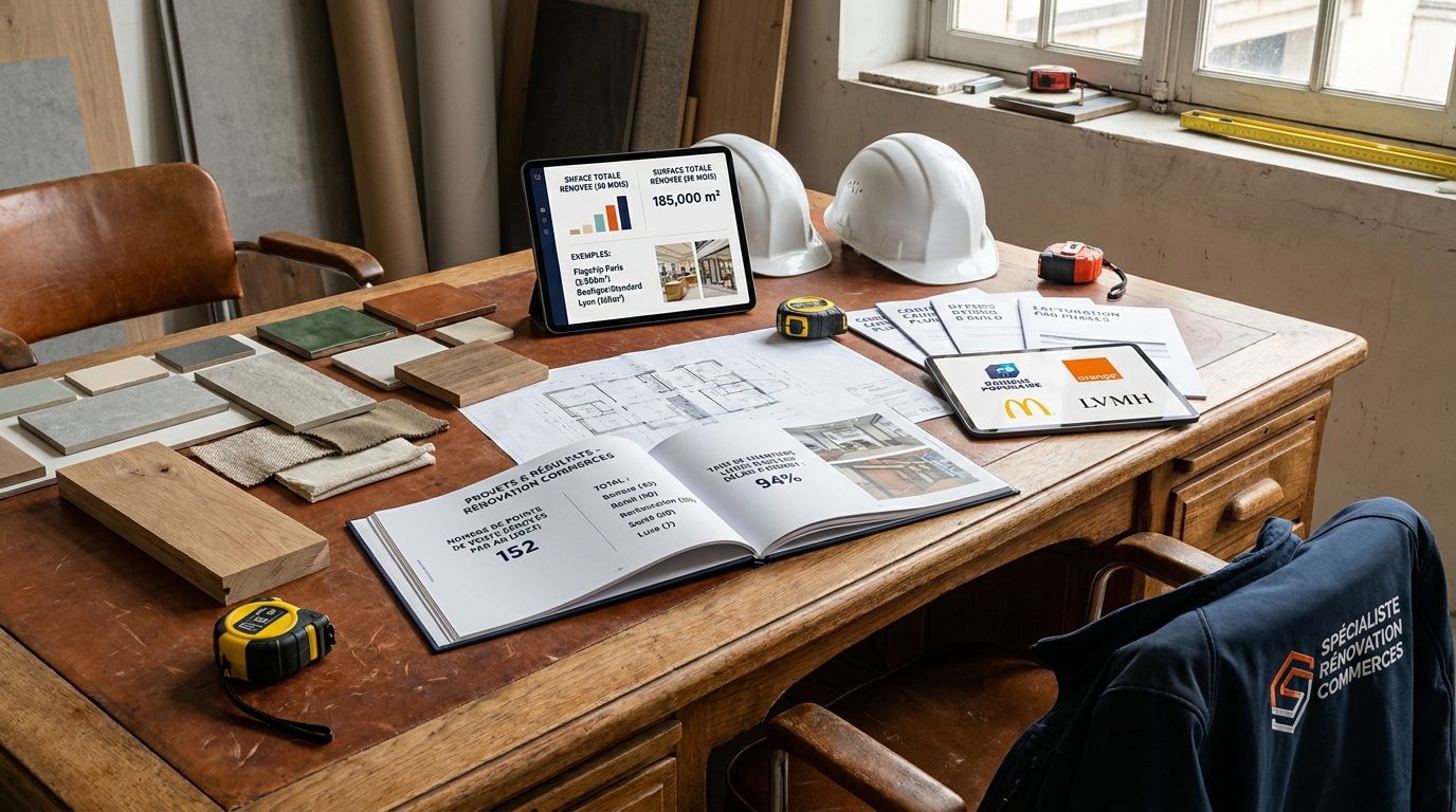 spécialiste rénovation commerces - illustration éditoriale 3