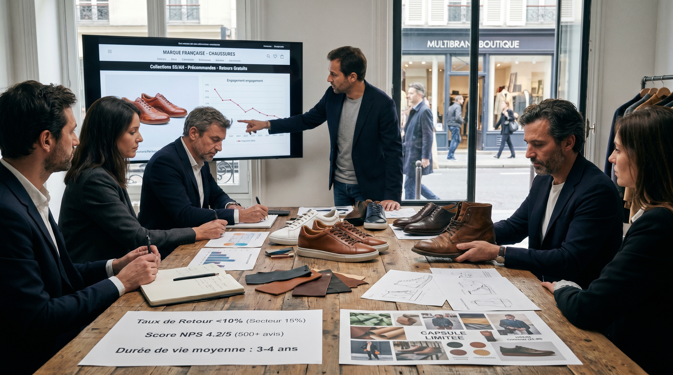 marque de chaussures - illustration éditoriale 2