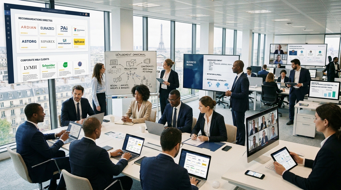 cabinet de due diligence - illustration éditoriale 4