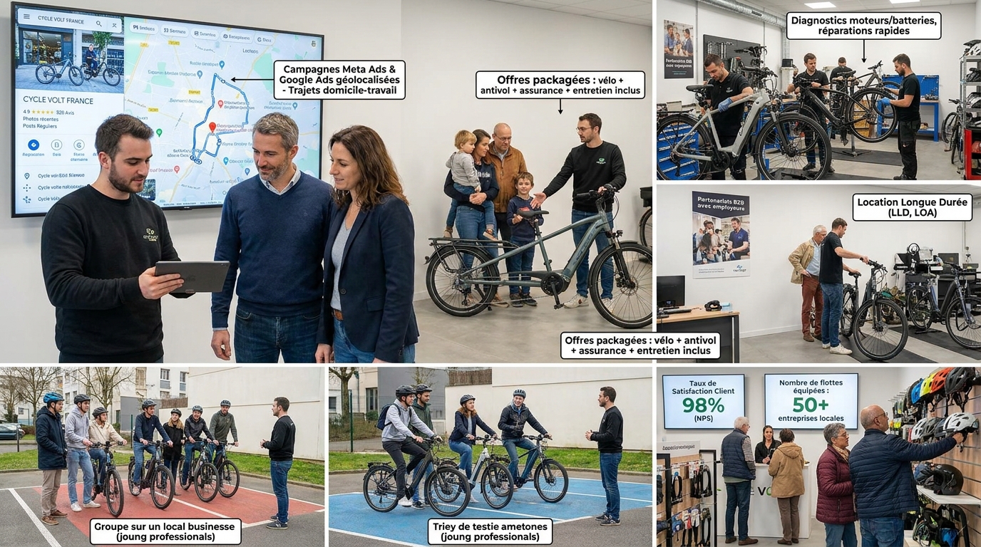 magasin de vélos électriques - illustration éditoriale 4
