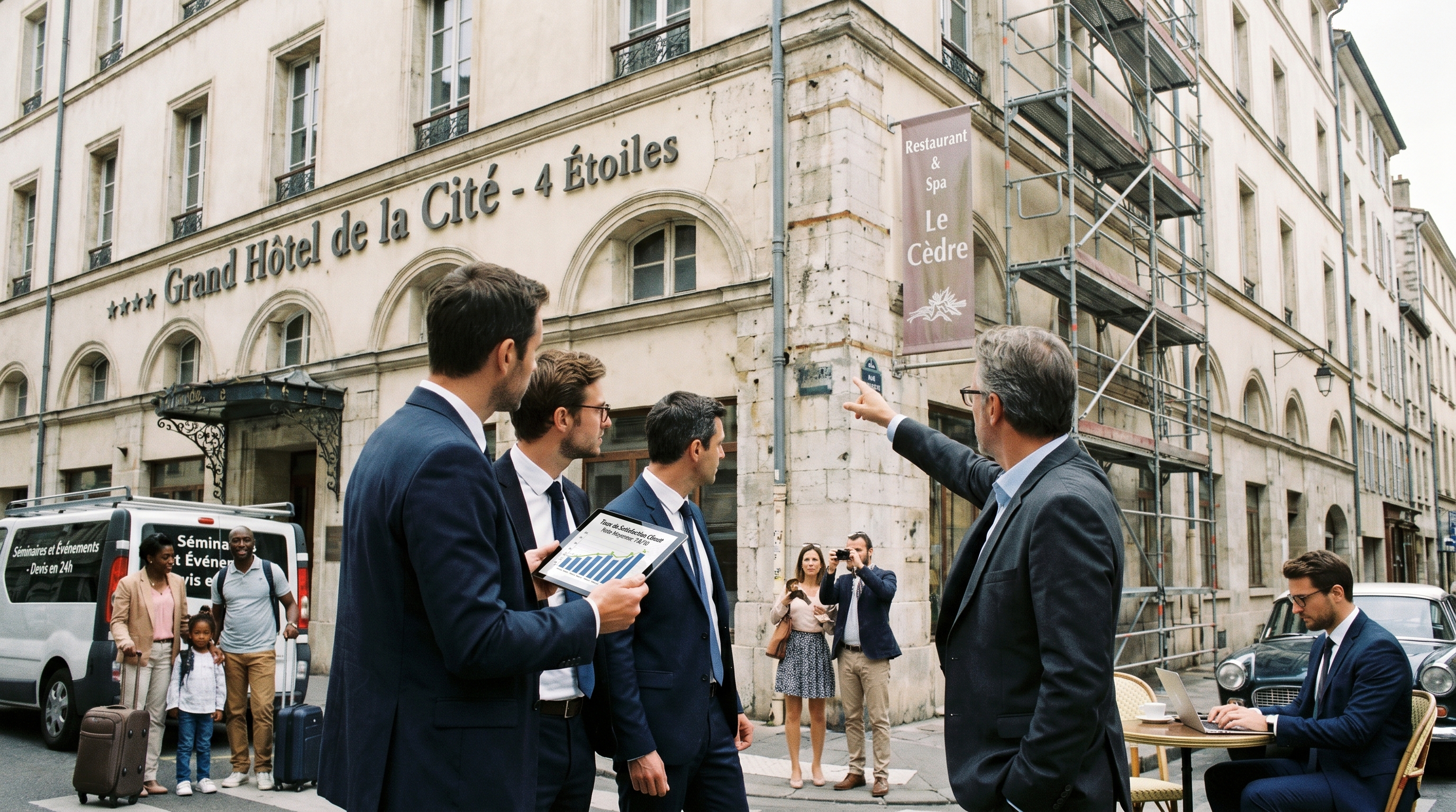 hôtel 4 étoiles - illustration éditoriale 2
