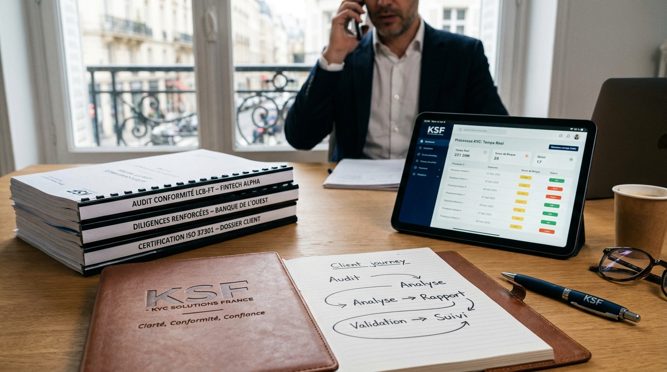 cabinet KYC / AML - illustration éditoriale 3