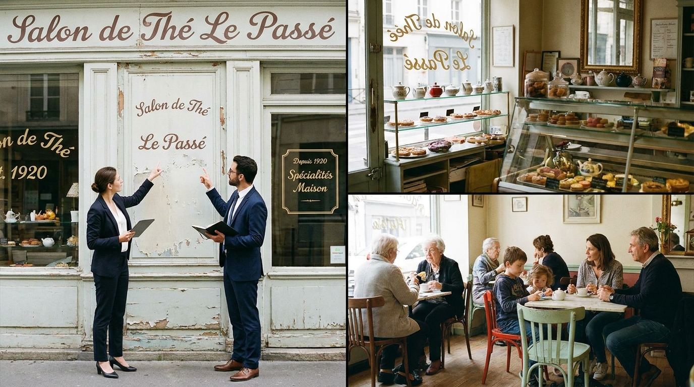 tea room - illustration éditoriale 2