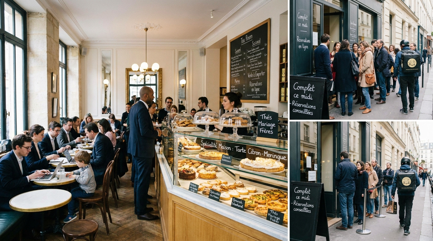tea room - illustration éditoriale 5