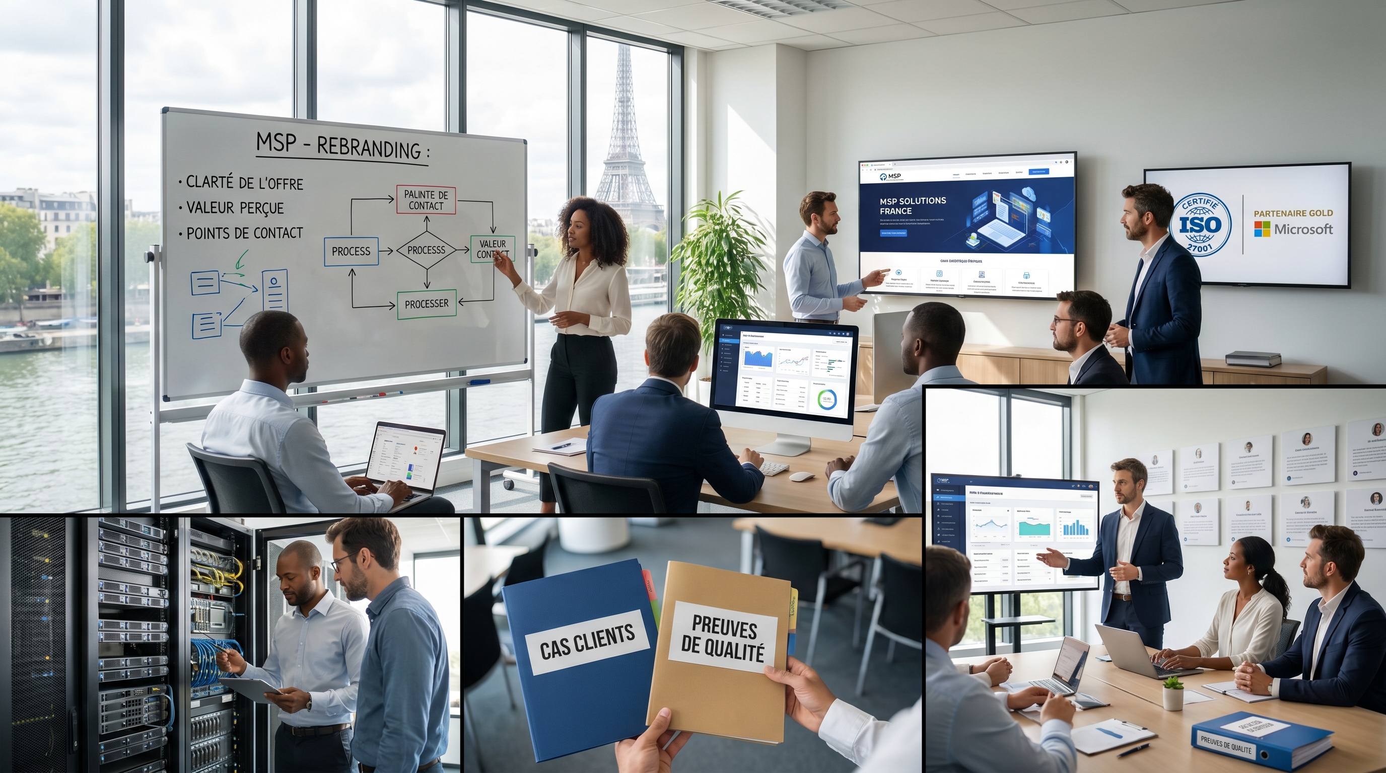 Illustration rebranding msp informatique