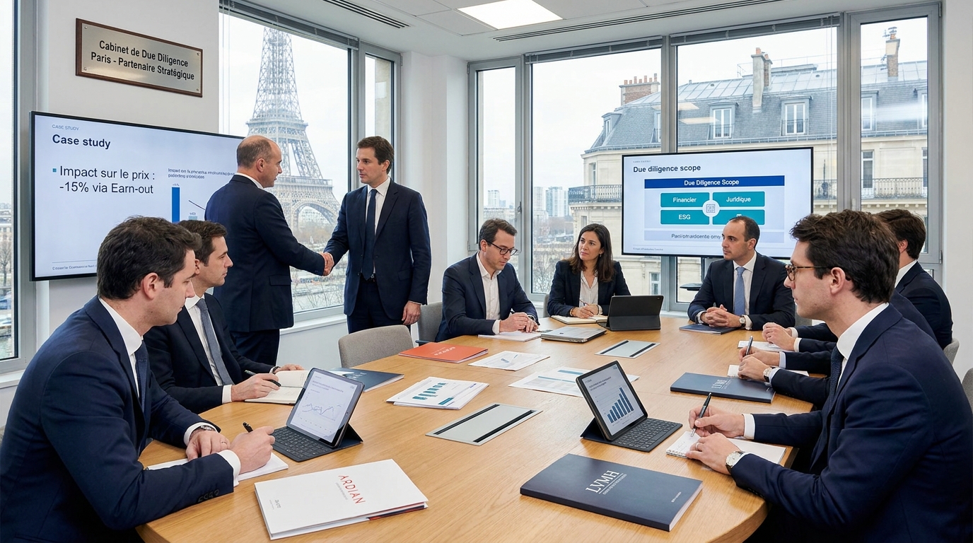 cabinet de due diligence - illustration éditoriale 1