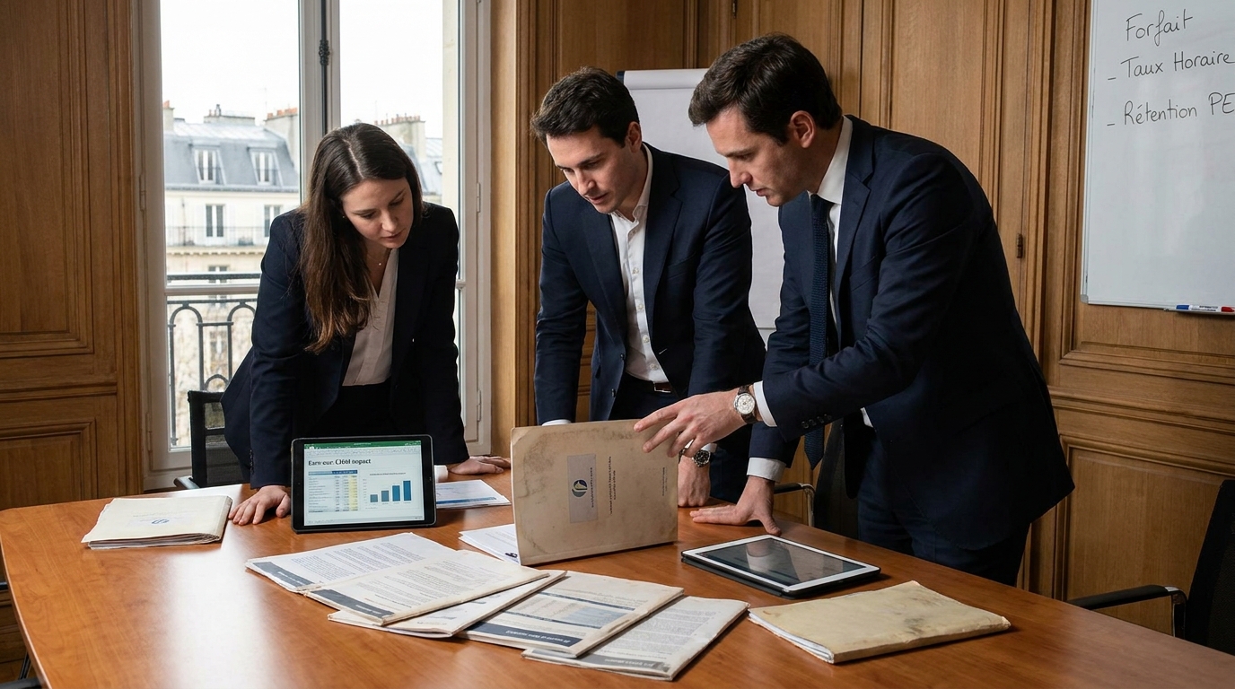 cabinet de due diligence - illustration éditoriale 2