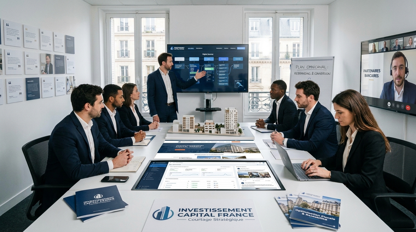 courtier en immobilier d'investissement - illustration éditoriale 4