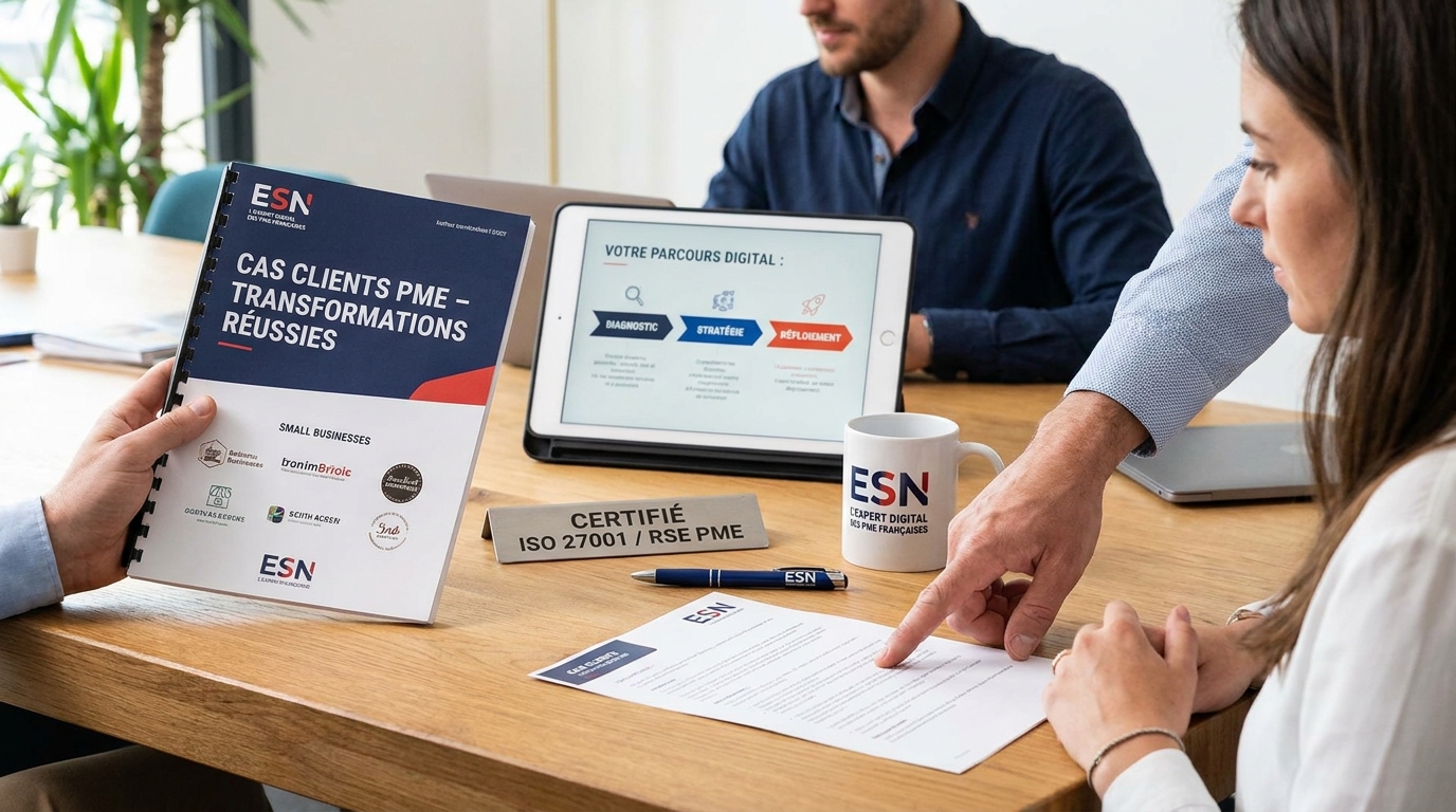 ESN spécialisée PME - illustration éditoriale 3