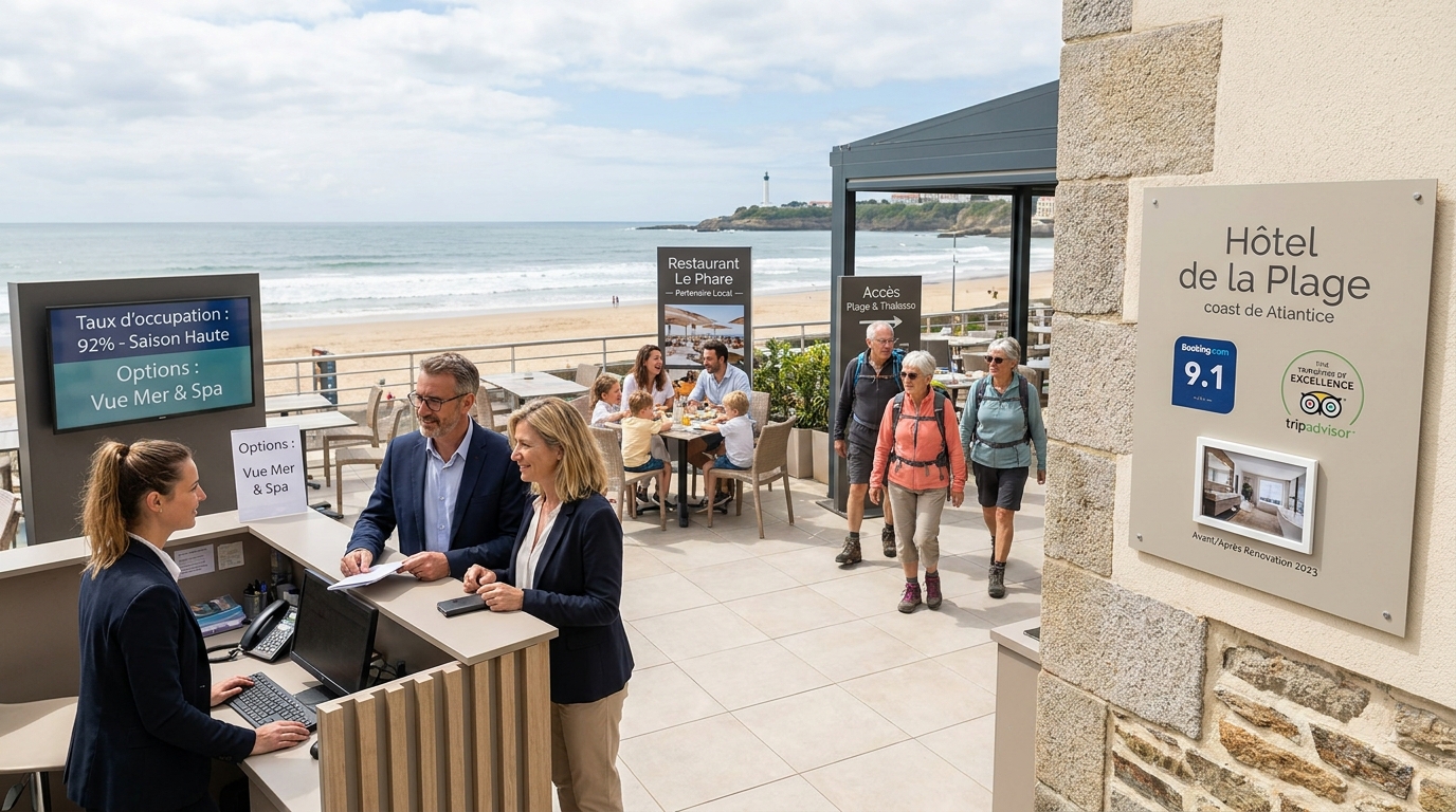 hôtel bord de mer - illustration éditoriale 5