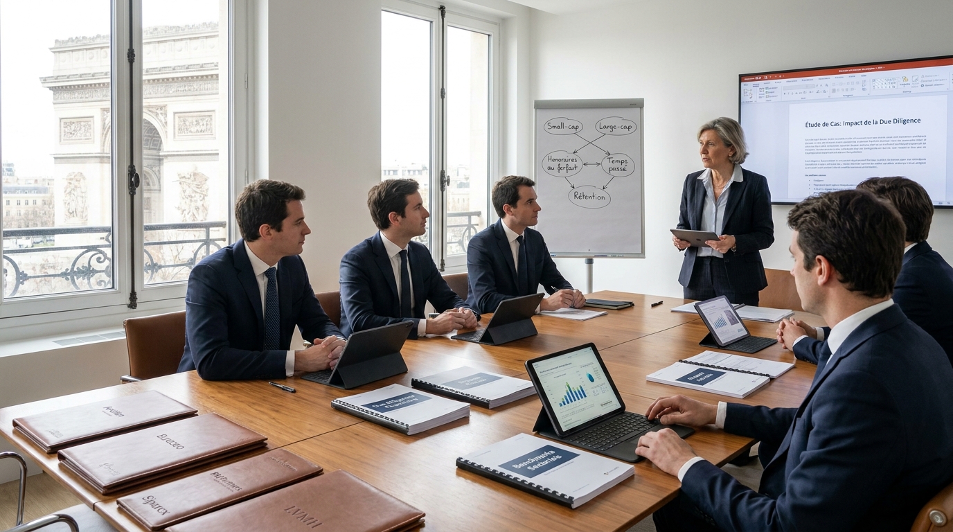 cabinet de due diligence - illustration éditoriale 1