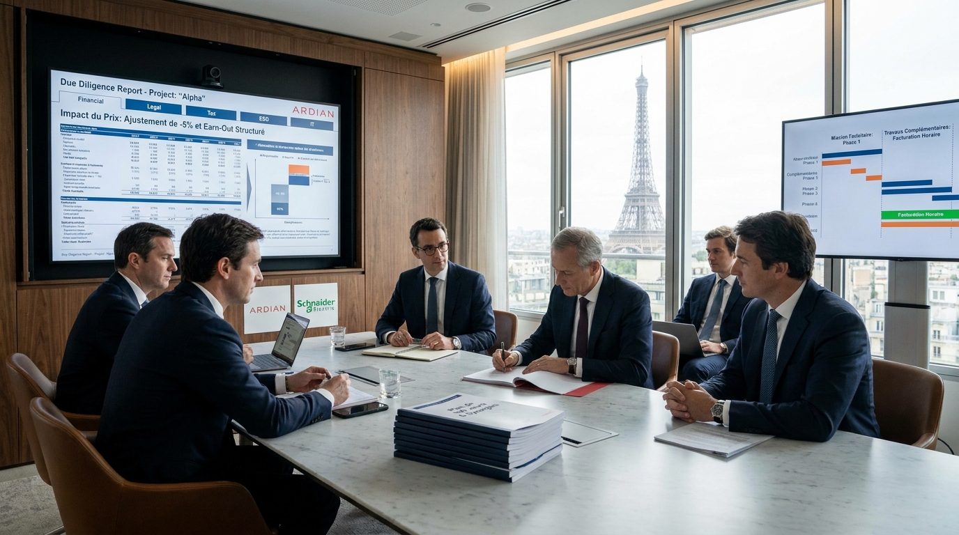 cabinet de due diligence - illustration éditoriale 5