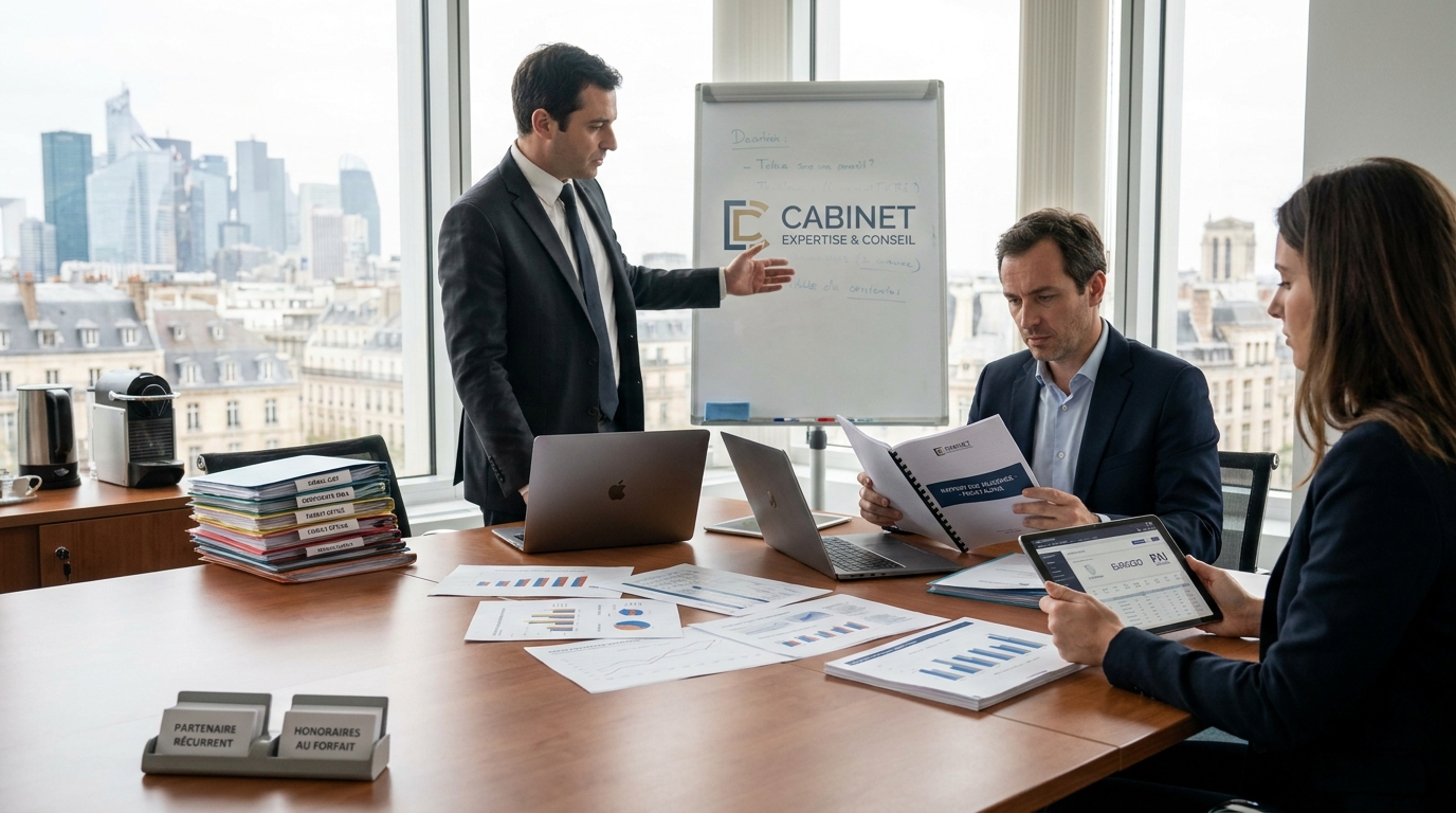 cabinet de due diligence - illustration éditoriale 2