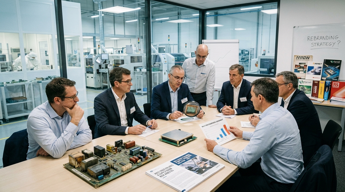 fabricant de composants électroniques - illustration éditoriale 2