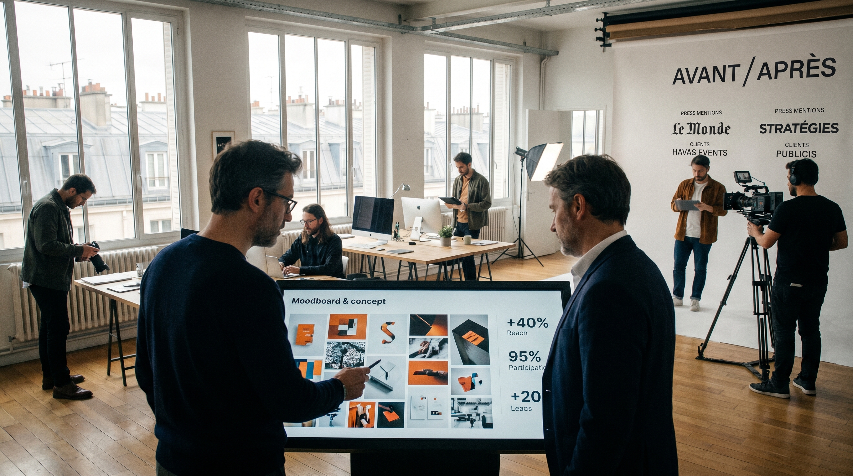 Illustration rebranding agence talents créatifs