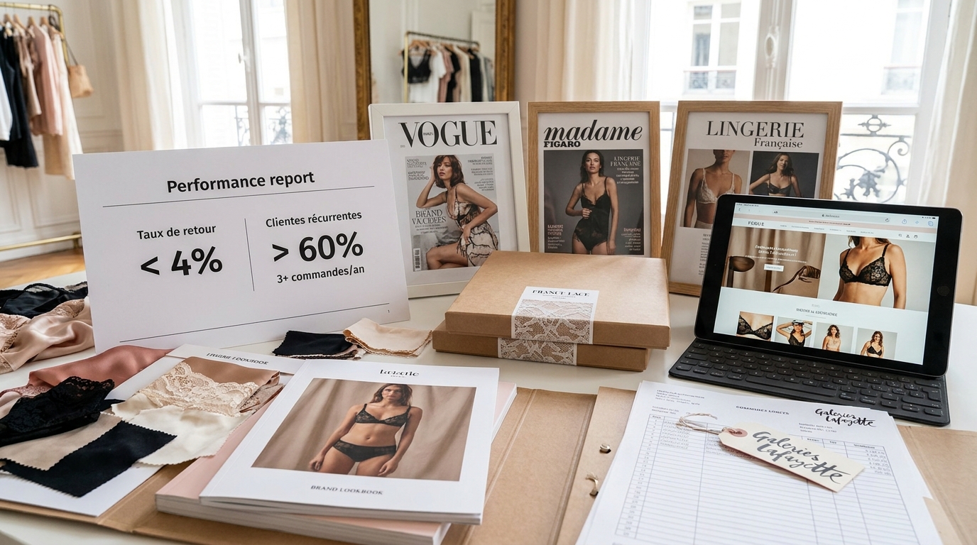 marque de lingerie - illustration éditoriale 3