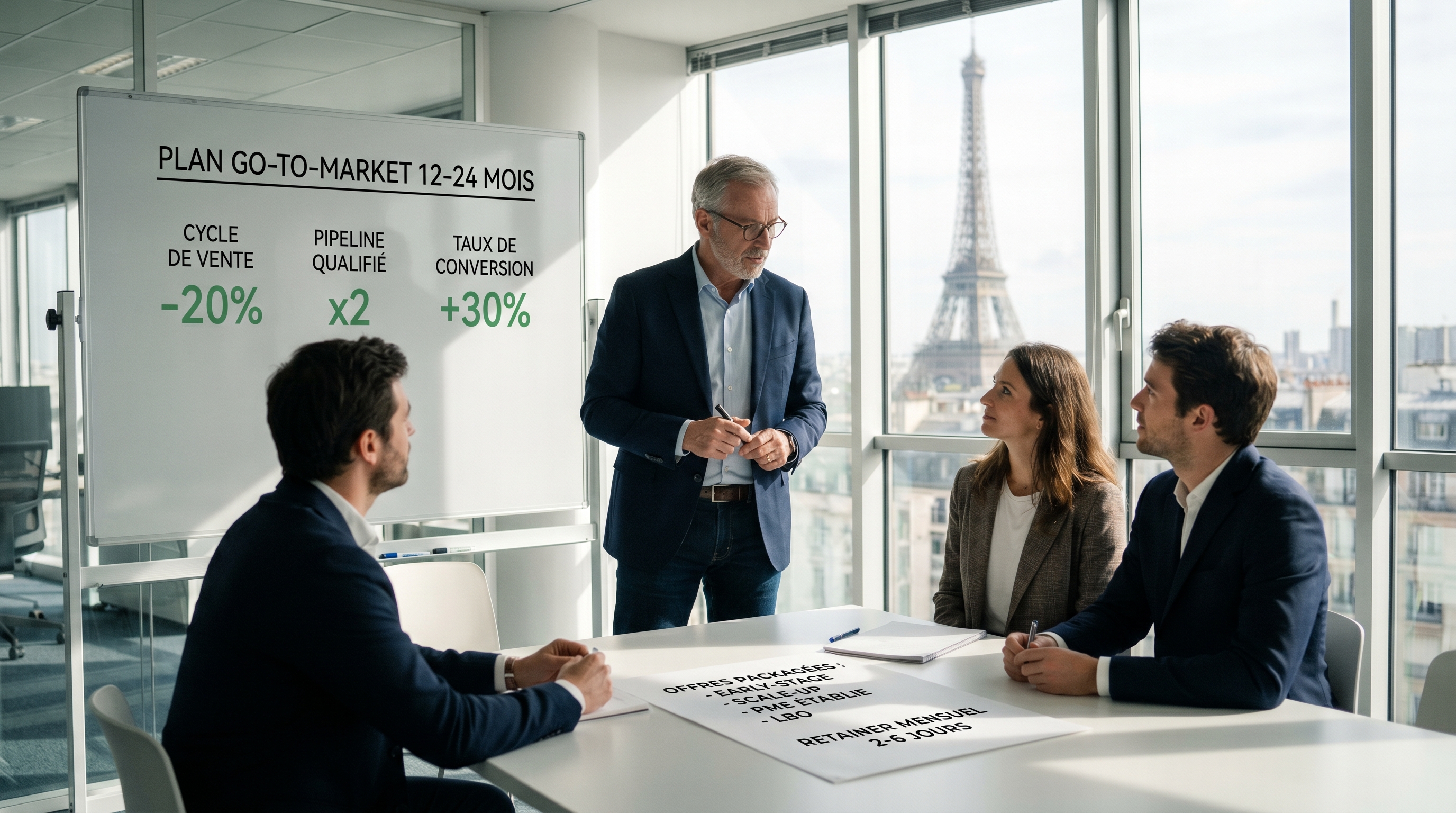 Illustration rebranding fractional cmo
