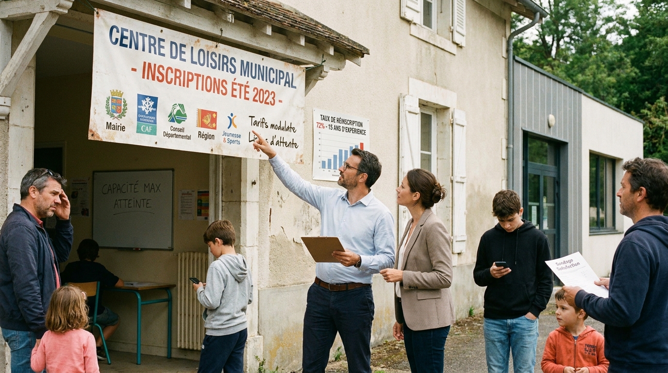 centre de loisirs vacances - illustration éditoriale 2