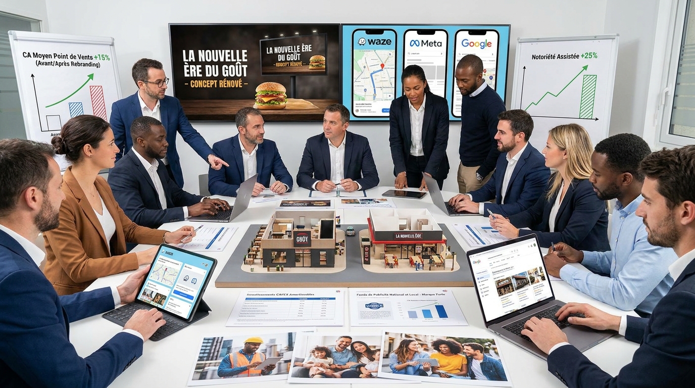 franchise de restauration - illustration éditoriale 4
