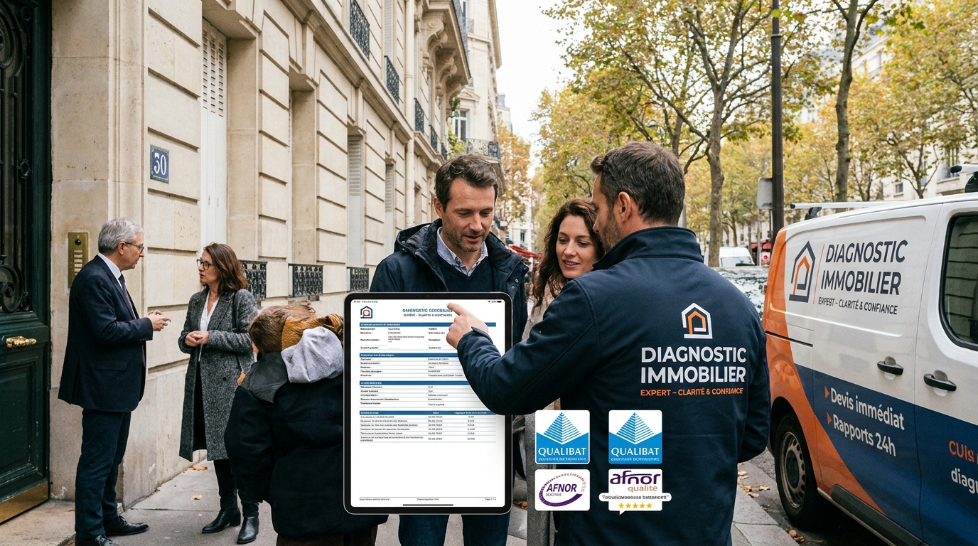 diagnostiqueur immobilier - illustration éditoriale 1