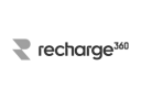 Recharge pay logo with stylized R icon.