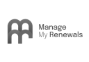 Manage My Referrals logo with stylized double 'M' icon in gray gradient.