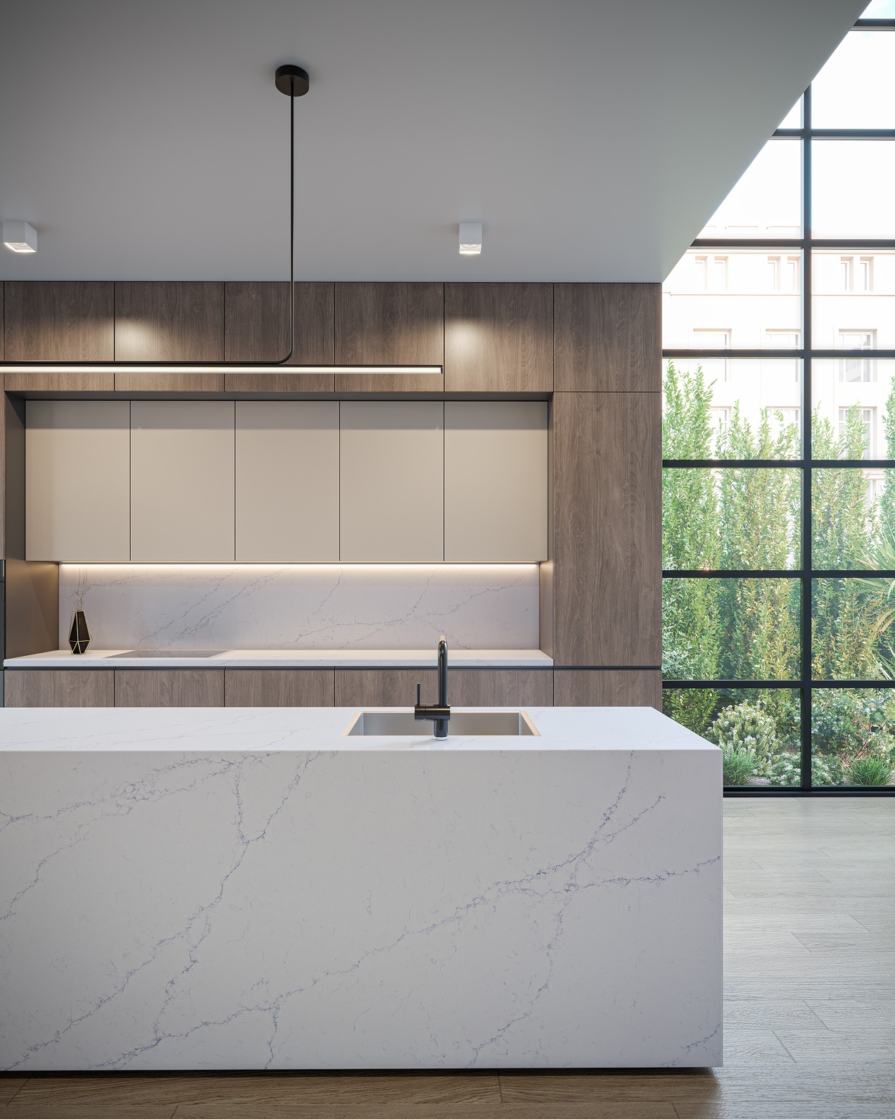 Modern kitchen interior