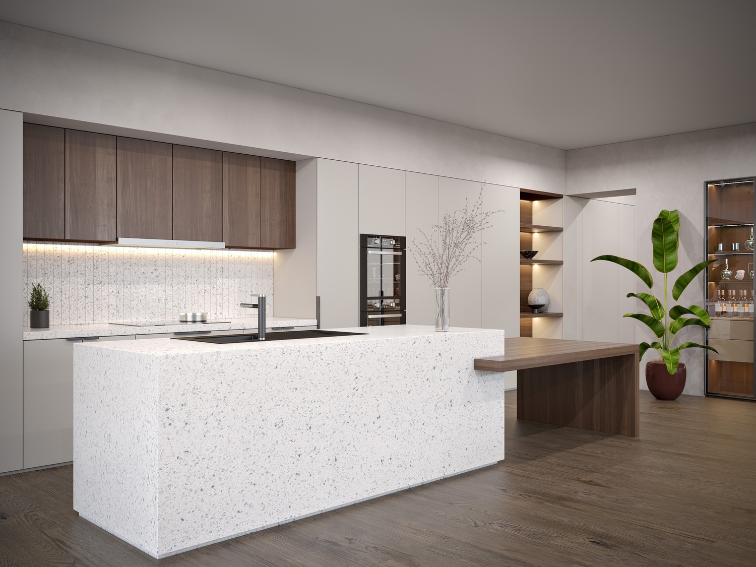 Modern kitchen interior