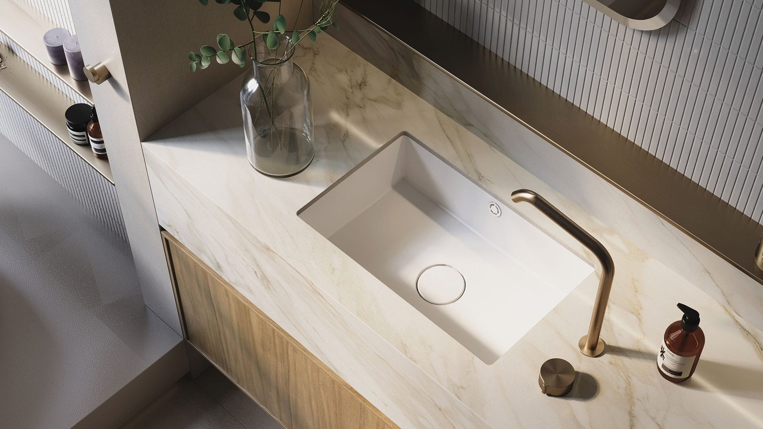 Stylish bathroom design