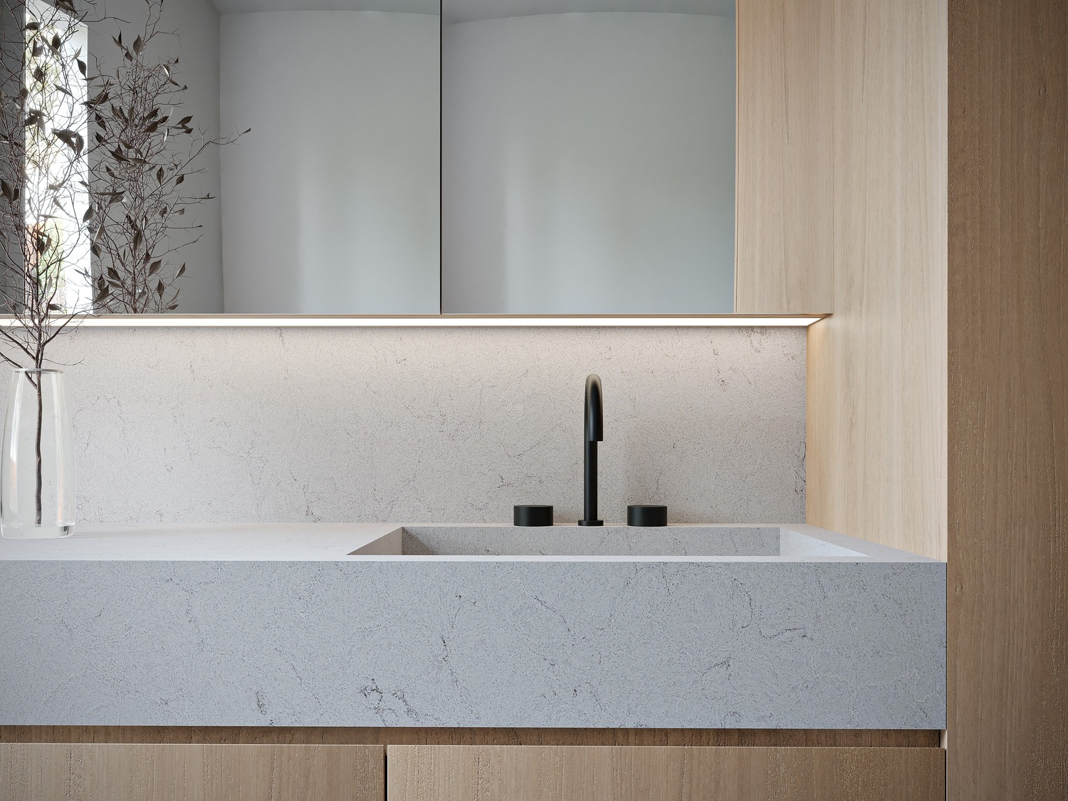 Stylish bathroom design