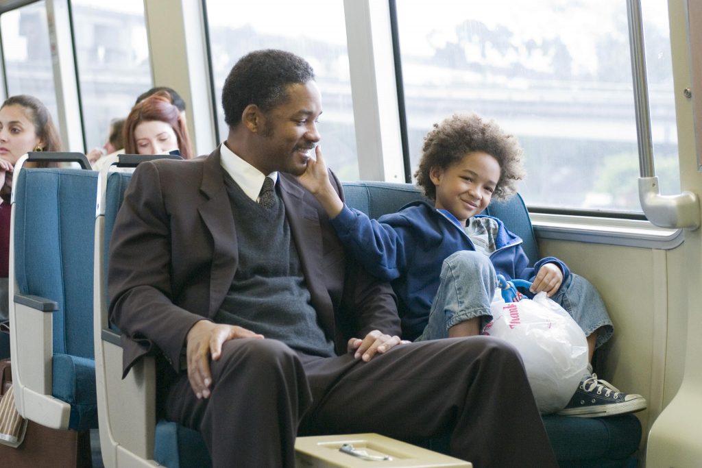 Will Smith and Jayden Smith in Pursuit of Happyness