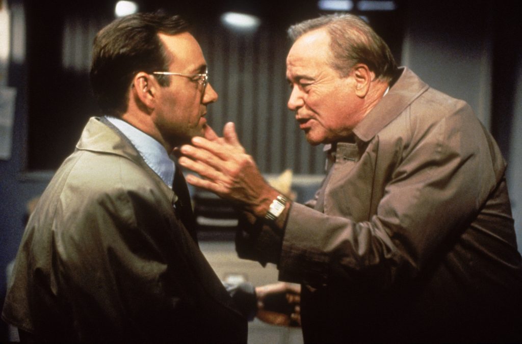 Ken Spacey and Jack Lemmon in Glengarry Glen Ross