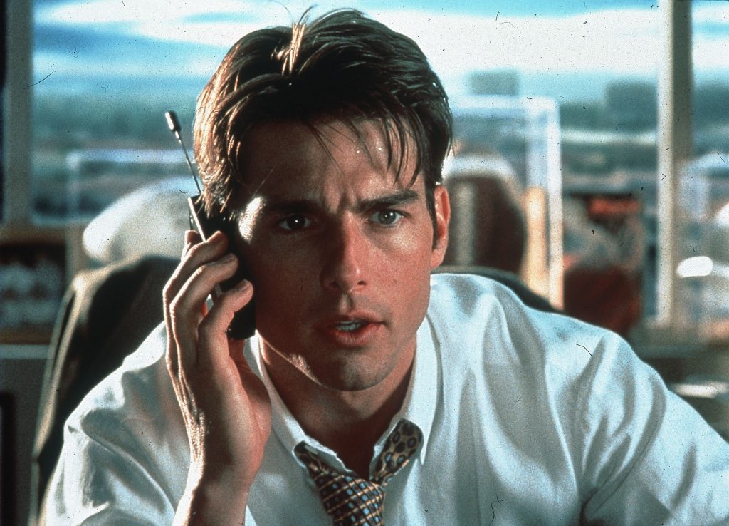 Tom Cruise in Jerry Maguire
