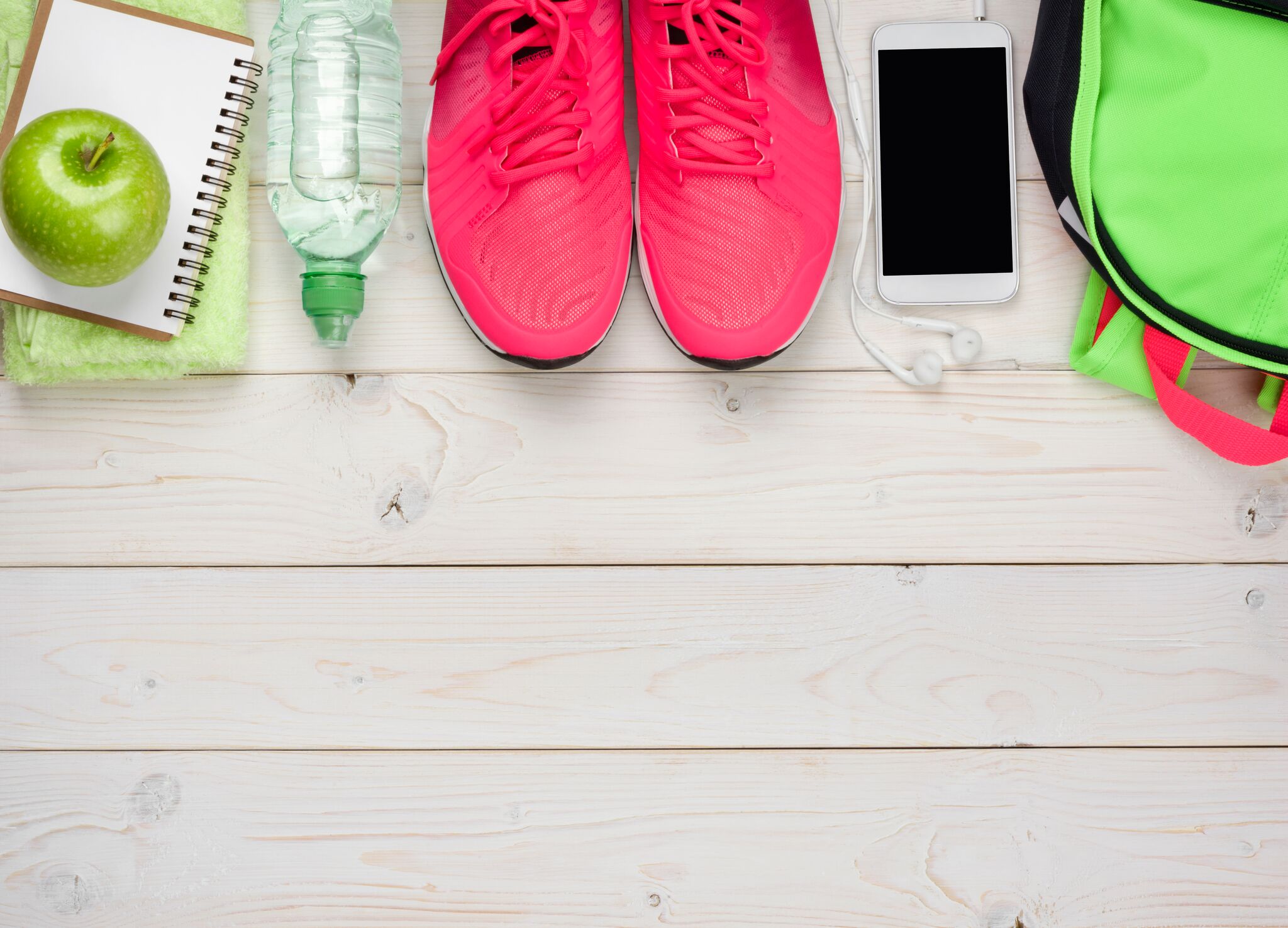 Exercise clothes and gear.