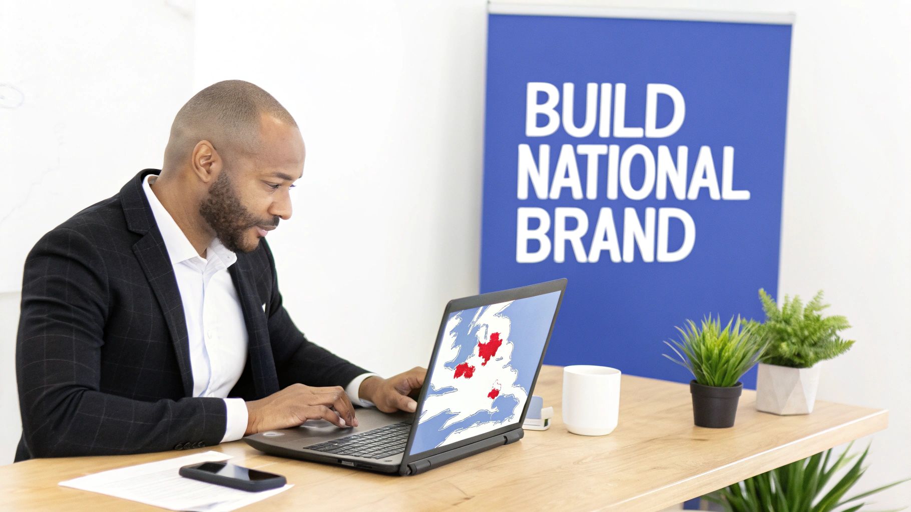 A group of diverse professionals collaborating in a modern office, representing a growing Canadian business