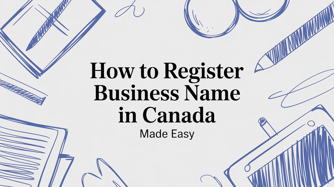 How to Register Your Business Name in Canada the Easy Way