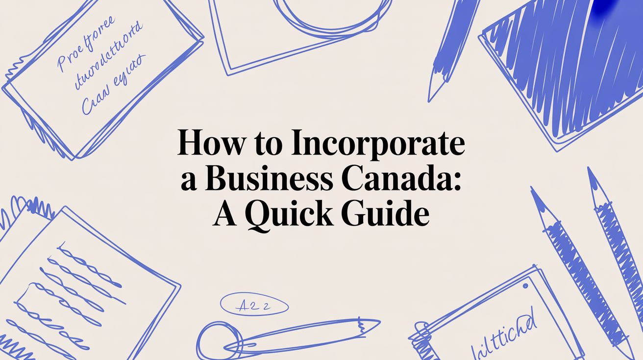 how to incorporate a business canada: a quick guide