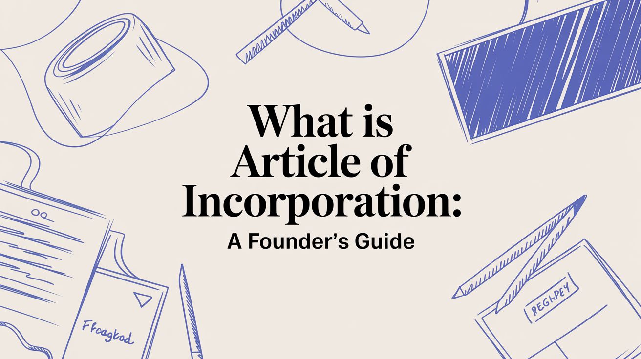 What Is Article of Incorporation: A Founder's Guide