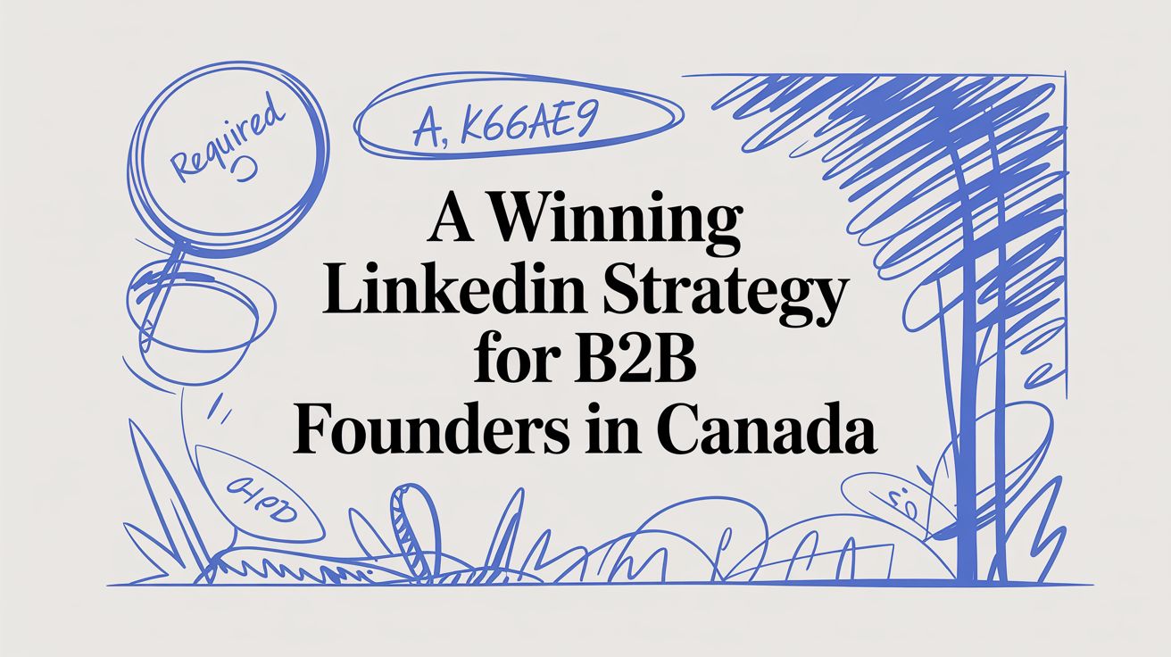 A Winning LinkedIn Strategy for B2B Founders in Canada