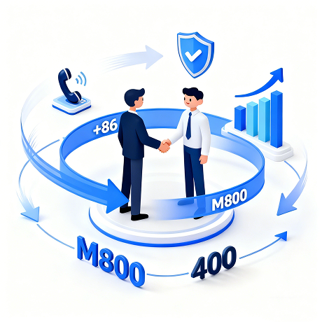 M800——您值得信赖的中国市场虚拟号码合作伙伴
