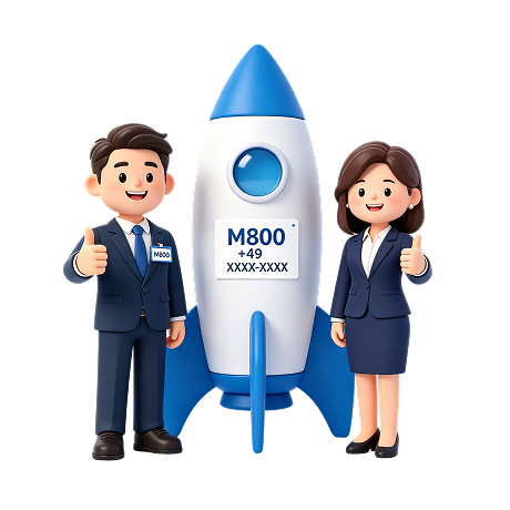 为什么选择 M800 作为您的德国虚拟号码供应商？