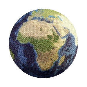 View of planet Earth showing Africa, Europe, and parts of the Middle East.