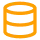 Vector icon representing stacked cylinders or database stacks.