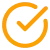 Icon of a circle with a checkmark inside, indicating completion.