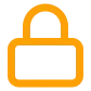 Vector graphic of a padlock.