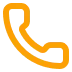 Vector graphic of a telephone receiver.